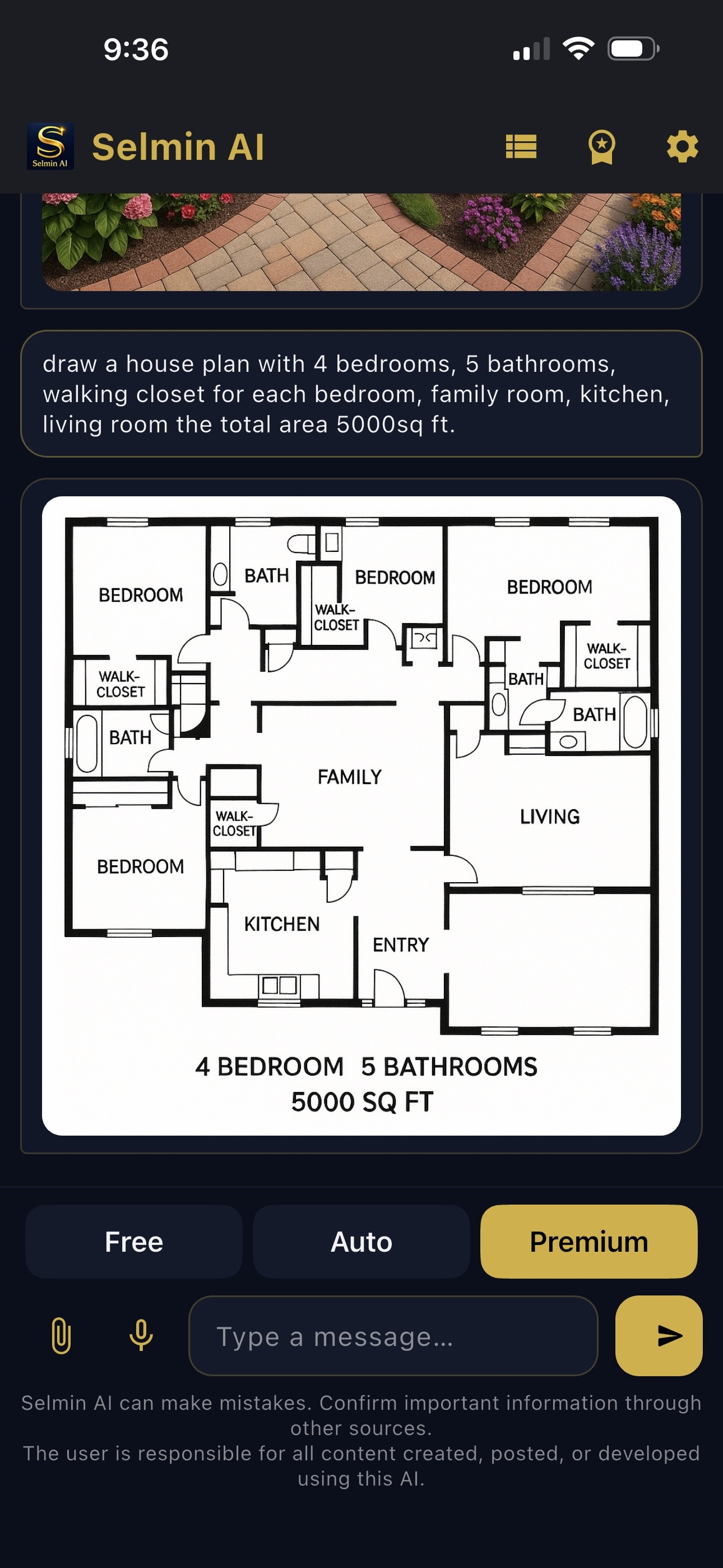 House plan generation